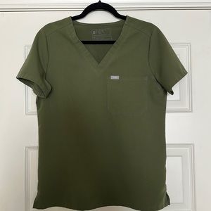 Figs dark olive Catarina top